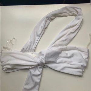 White Bathing Suit Top